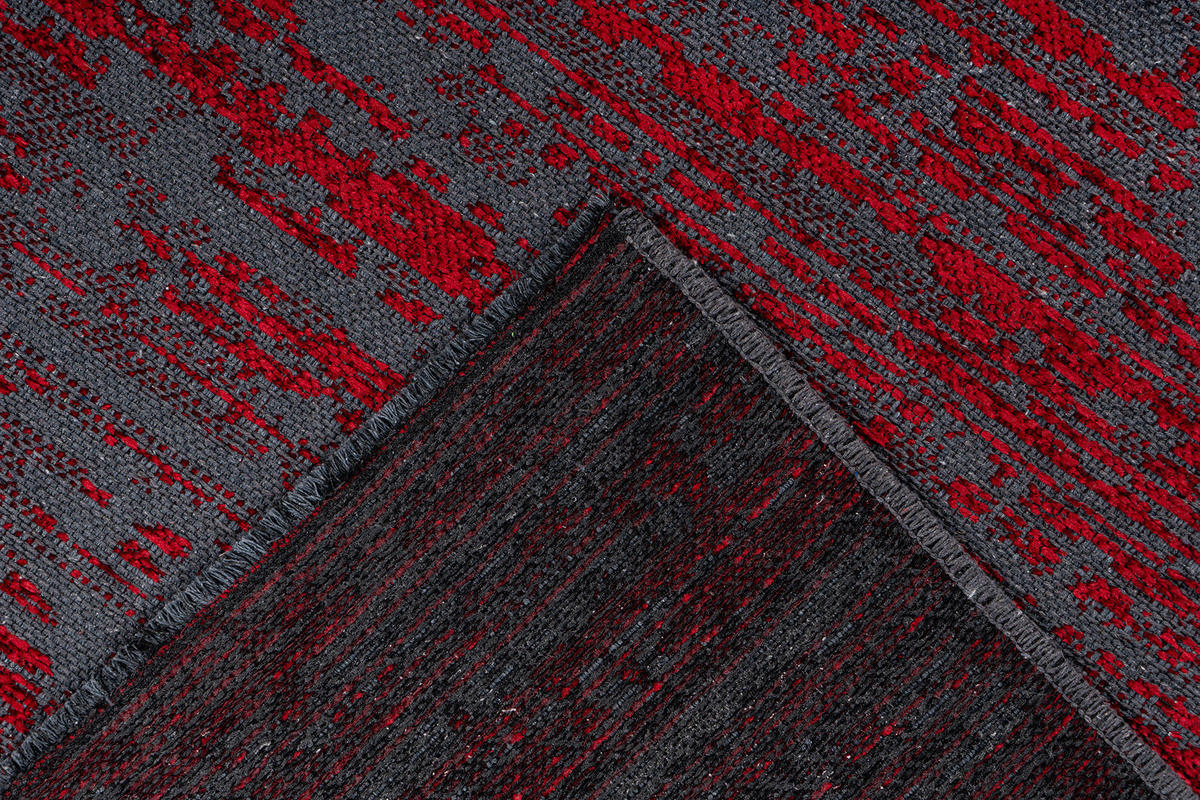 Kayoom Flachflorteppich Kalea 125 rot B/H/L: ca. 80x0,8x150 cm Kalea 125 - rot (150,00/80,00/0,80cm) - Kayoom