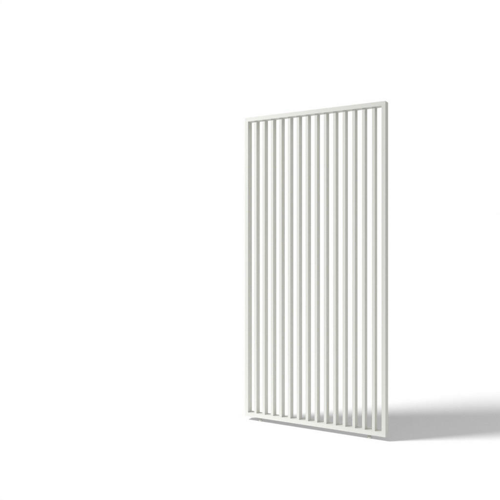 Thumbnail - PergoLine Seitenwandpaneel für Trumpf + Superior weiß Aluminium B/H: ca. 123x235 cm