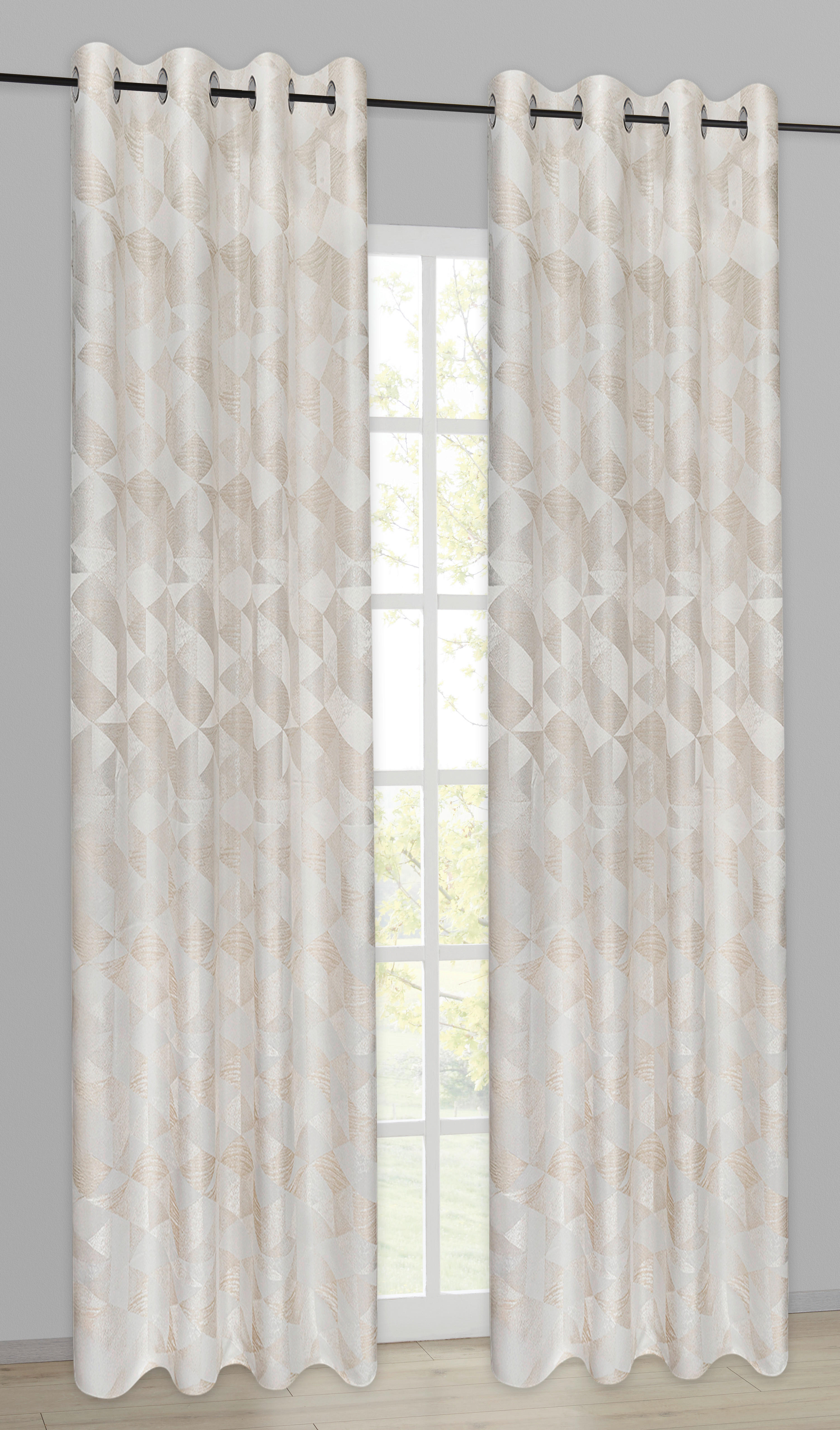 Ösenvorhang Chemnitz natur B/L: ca. 140x245 cm Chemnitz - natur (140,00/245,00cm)