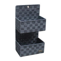 POCOline Wandkorb grau Nylon B/H/L: ca. 15x46x25 cm Wandkorb grau - grau (25,00/15,00/46,00cm) - POCOline