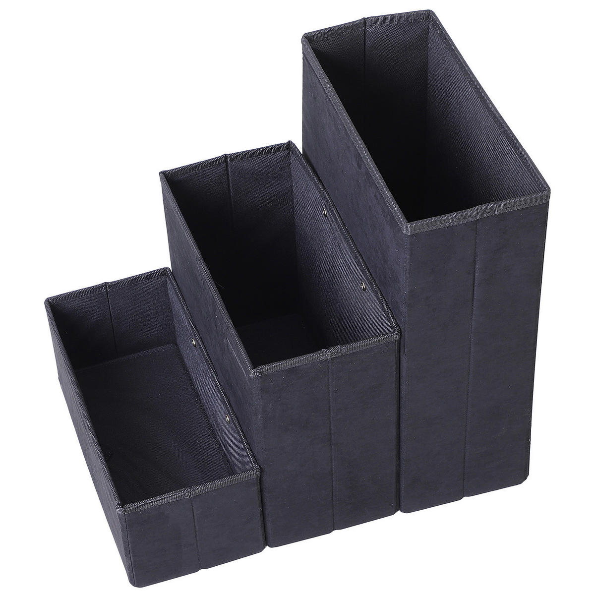 PawHut Haustiertreppe schwarz MDF B/H/L: ca. 54x48x40 cm Haustiertreppe - schwarz (40,00/54,00/48,00cm) - PawHut