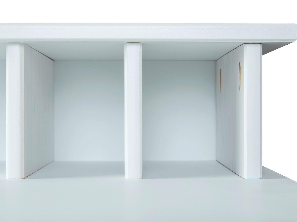 Schreibtisch Hilda weiß B/H/T: ca. 110x76x69 cm Hilda - weiß (110,00/76,00/69,00cm) - Inter Link
