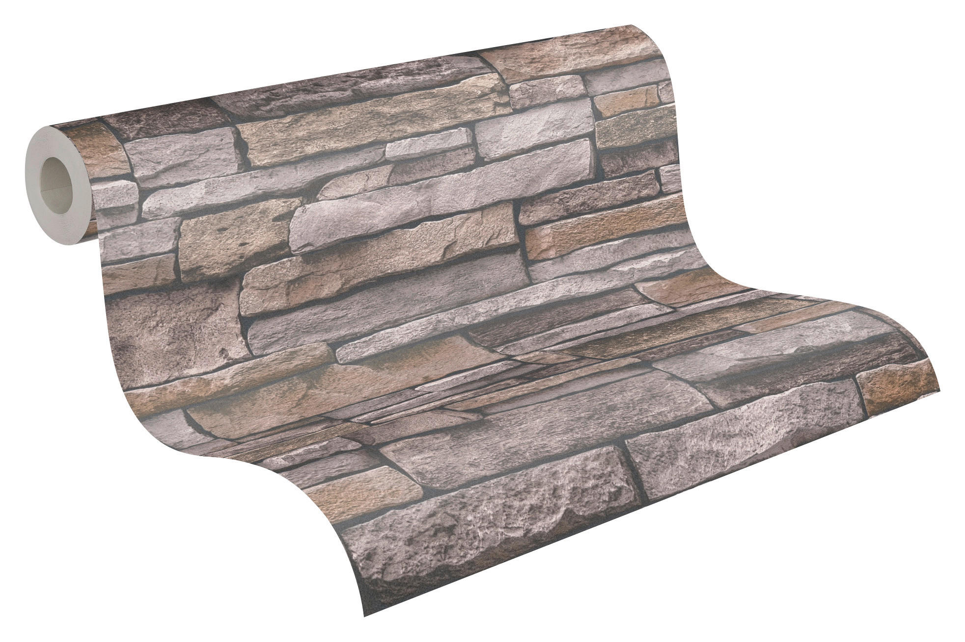 A.S.Création Vliestapete braun B/H/D: ca. 53x1005x8,5 cm Vliestapete - braun (8,50/1005,00cm) - A.S.Creation