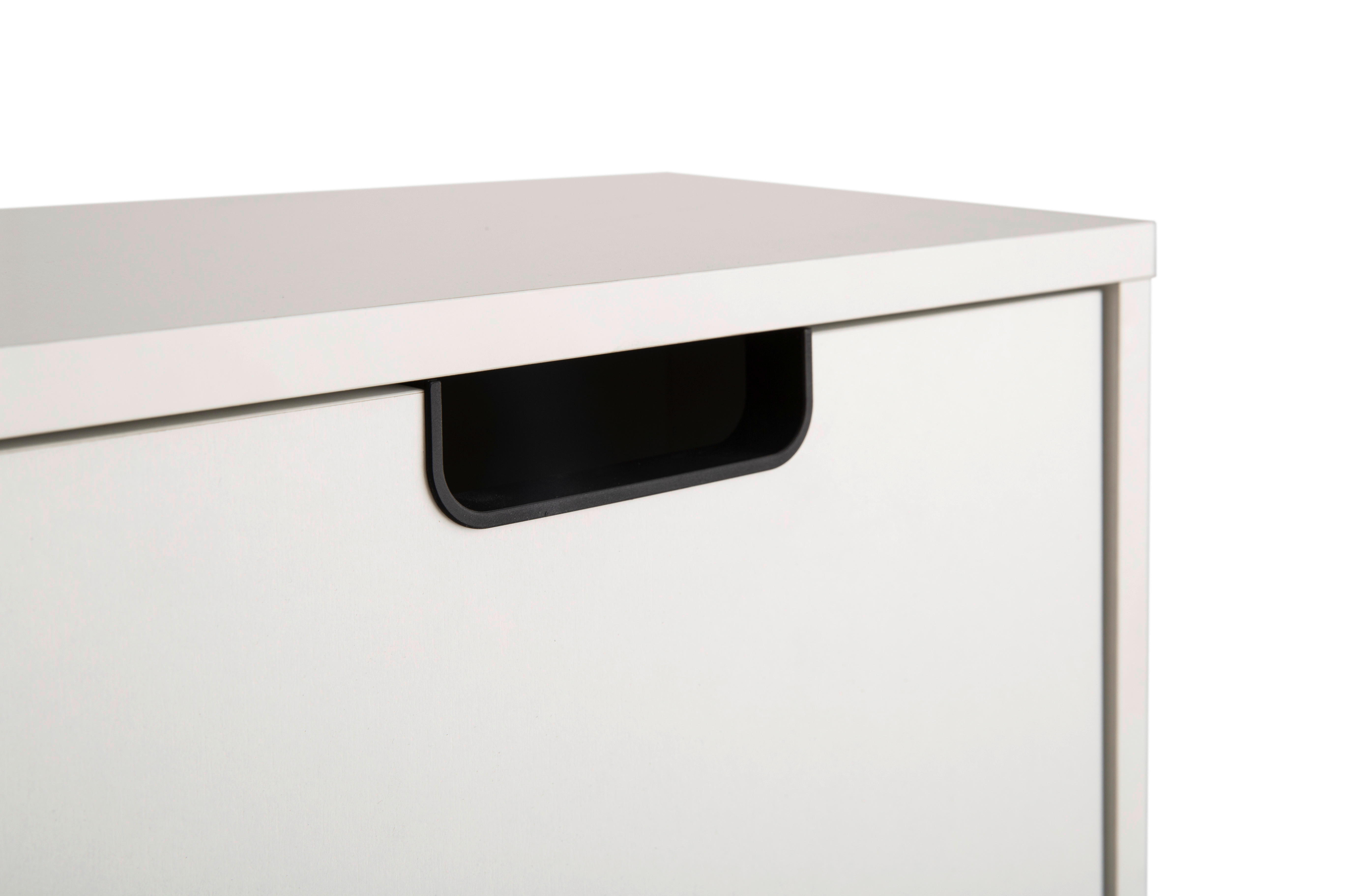 Highboard Ryker weiß matt B/H/T: ca. 59,8x124x19,55 cm Ryker - weiß (59,80/124,00/19,55cm) - Möbelpartner
