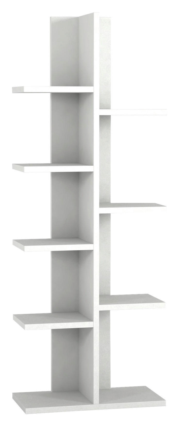 Regal Tree weiß B/H/T: ca. 45x122x22 cm Tree - weiß (45,00/122,00/22,00cm) - moebel17