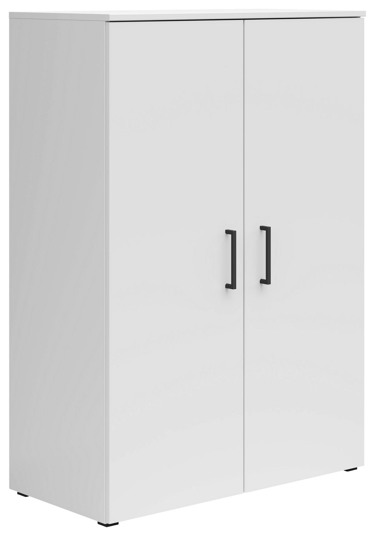 Kommode Multi-Stauraum Typ 31 weiß B/H/T: ca. 80x115x40 cm Multi-Stauraum Typ 31 - weiß (80,00/115,00/40,00cm)