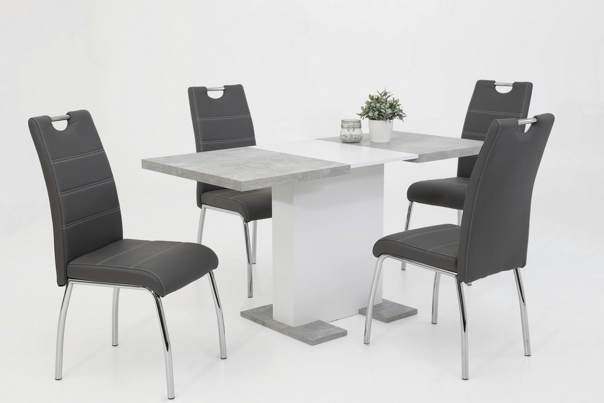 Esstisch Britt Beton weiß B/H/T: ca. 150x76x69 cm Britt - Beton/weiß (150,00/76,00/69,00cm) - Hela