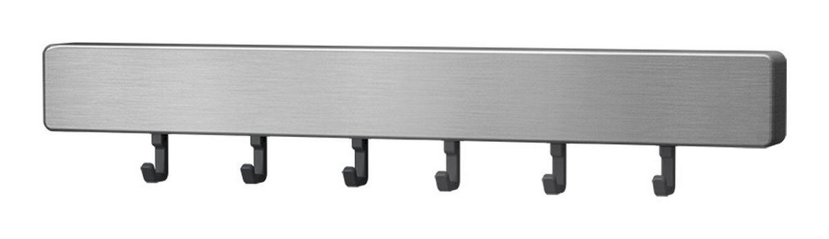 Metaltex Multihalterung Metallika silber Edelstahl B/H/T: ca. 39x5x3 cm Metallika - silber (39,00/5,00/3,00cm) - Metaltex