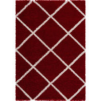 Sanat Hochflorteppich MADRID rot B/L: ca. 160x230 cm MADRID - rot (160,00/230,00cm) - Sanat