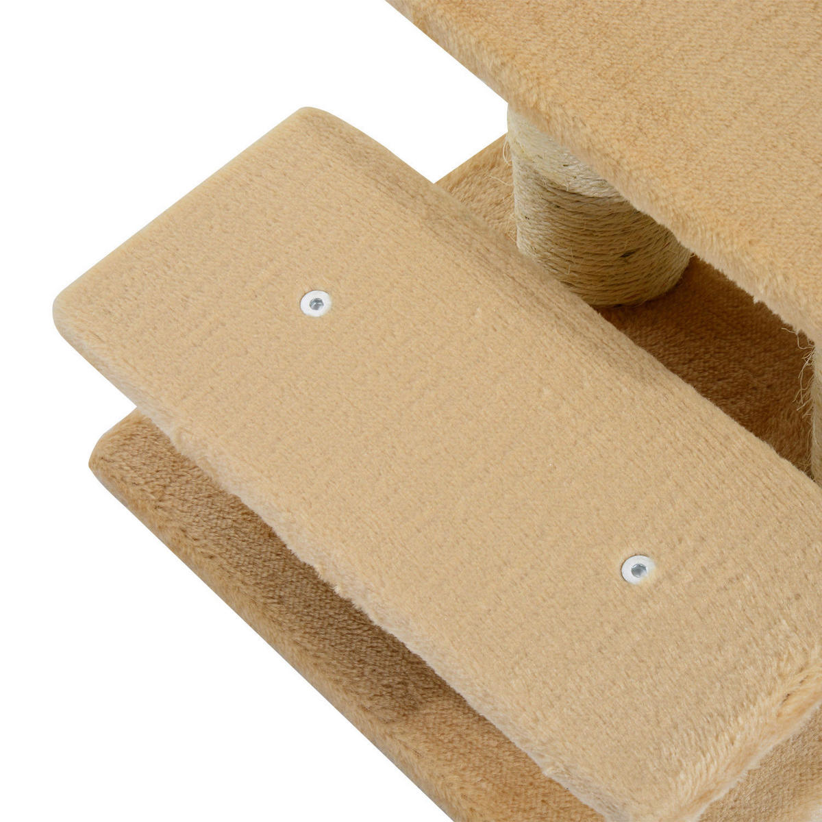PawHut Katzentreppe beige Spanplatte B/H/L: ca. 35x34x45 cm Katzentreppe - beige (45,00/35,00/34,00cm) - PawHut