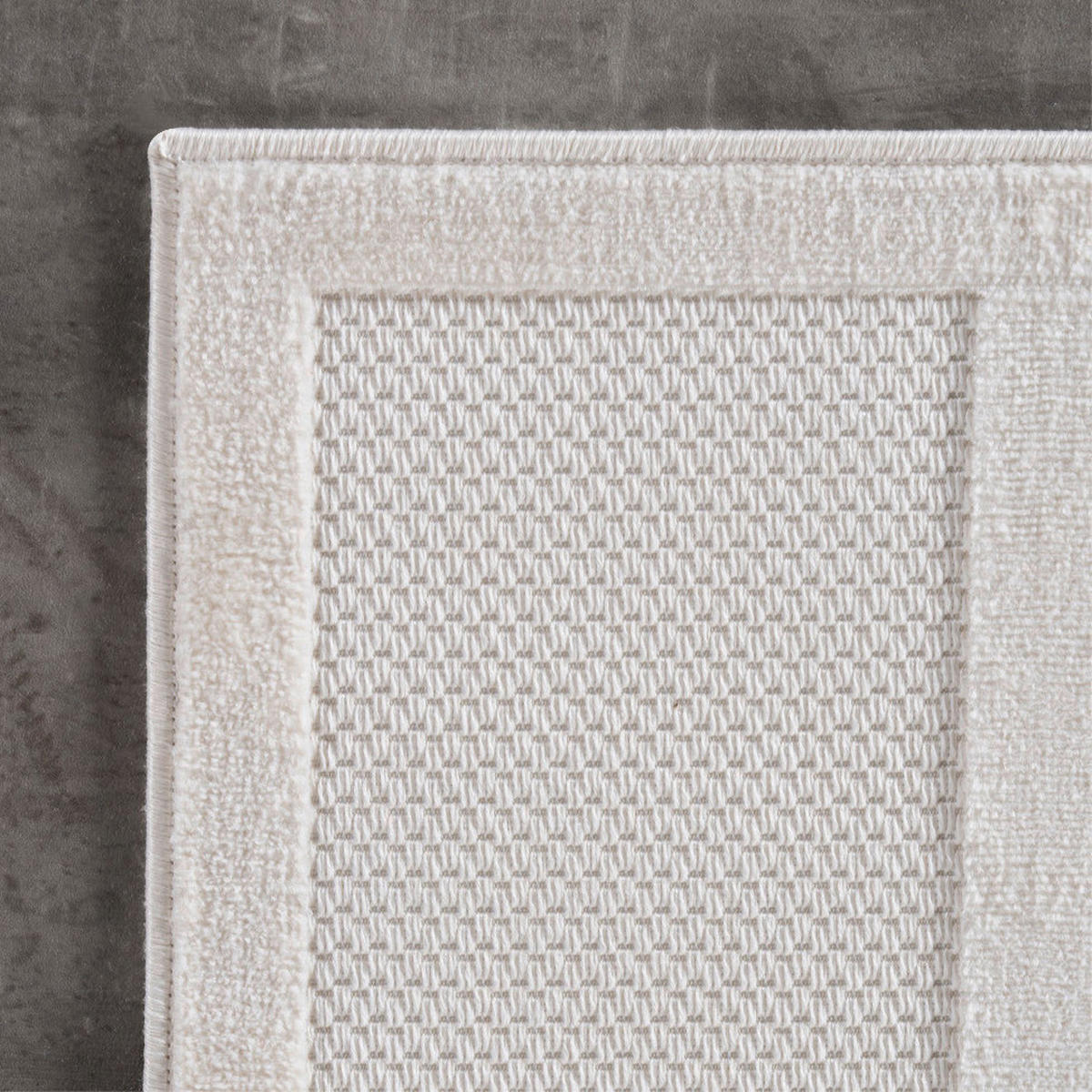 Ayyildiz Kurzflorteppich DOHA creme B/L: ca. 80x150 cm DOHA - creme (80,00/150,00cm) - Ayyildiz