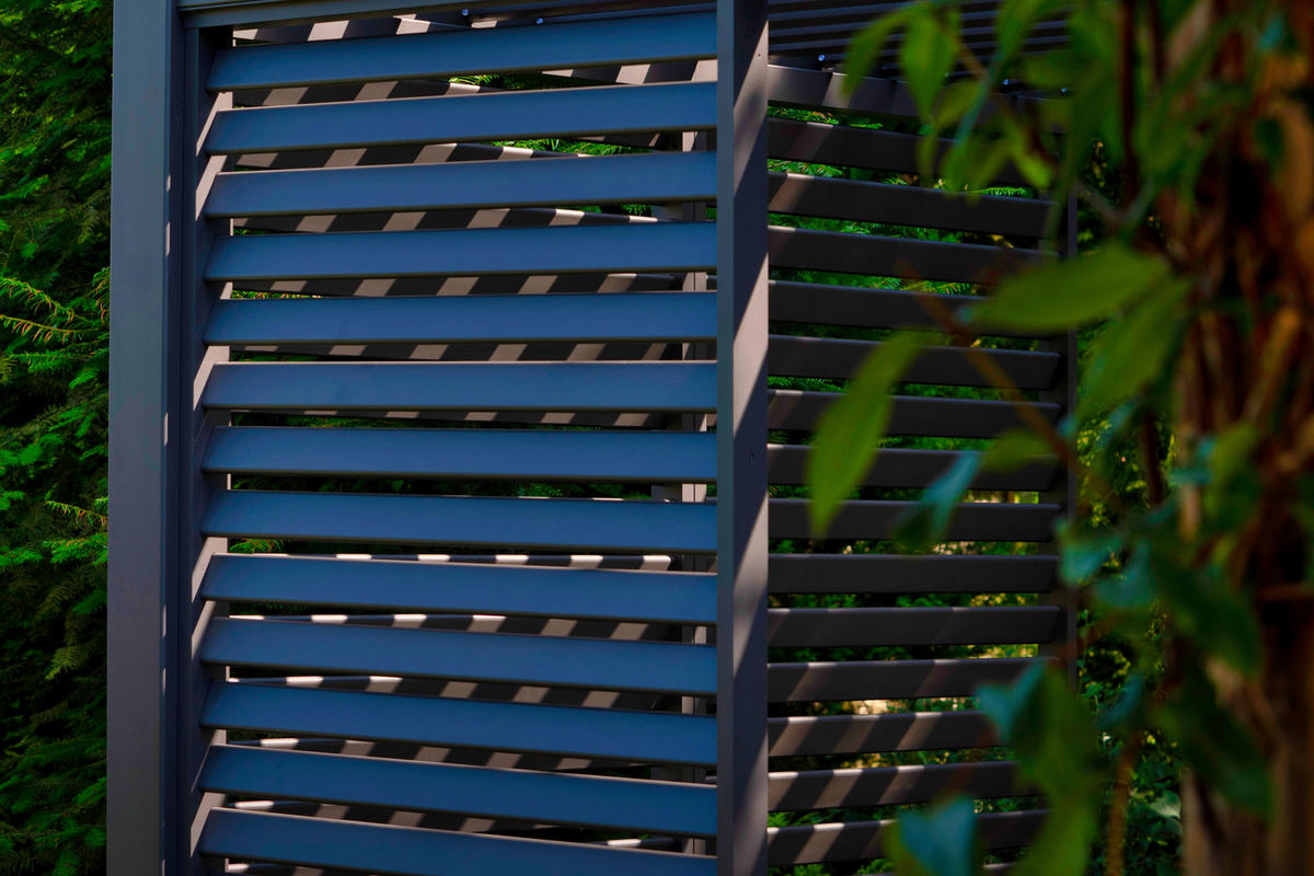 Mirador Seitenteil für Pergola anthrazit Aluminium B/H: ca. 93x240 cm Seitenteil für Pergola - anthrazit (93,00/240,00cm) - Mirador