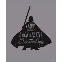 Komar Poster Star Wars Silhouette Quotes Vader Star Wars B/L: ca. 40x50 cm Star Wars Silhouette Quotes Vader - (40,00/50,00cm) - Komar