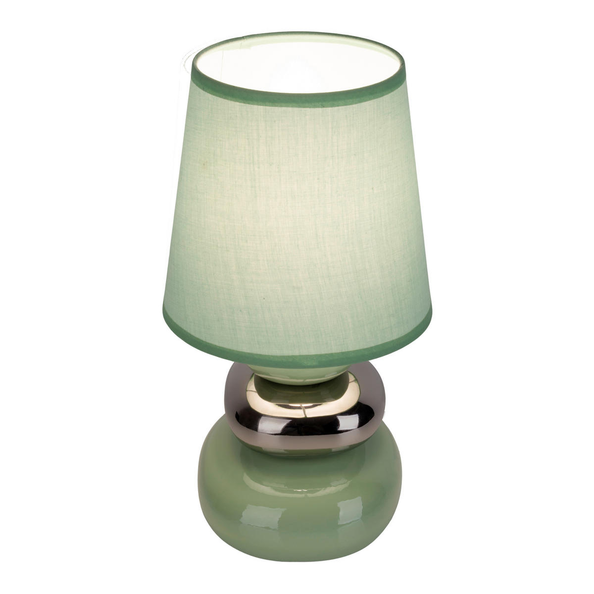 Näve Leuchten Tischleuchte 3045349 mint Keramik B/H/T: ca. 16x31x16 cm E14 1 Brennstellen Stoney - mint (16,00/31,00/16,00cm) - Näve Leuchten