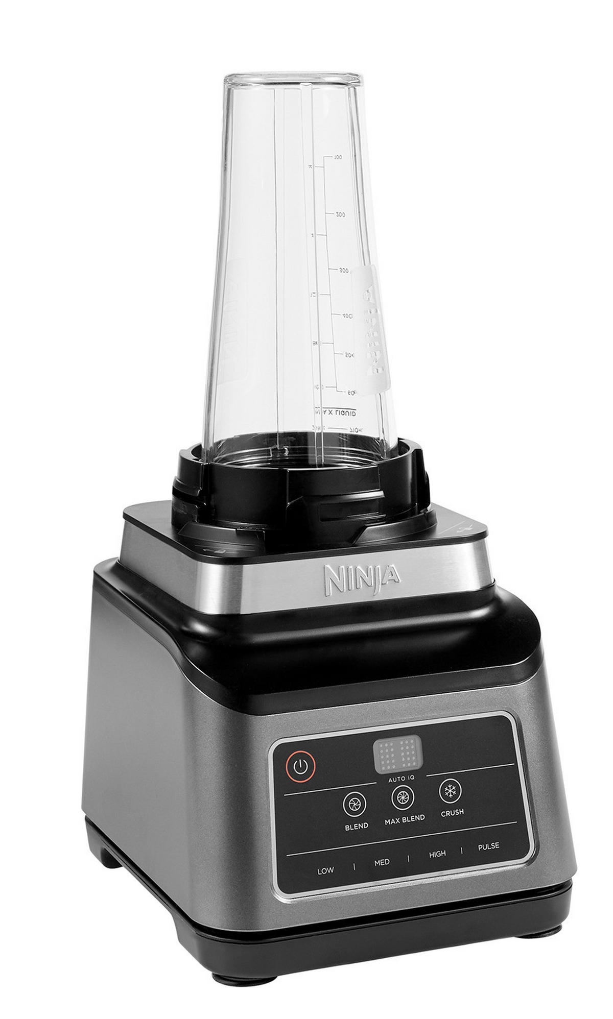 Ninja Standmixer 2in1 schwarz silber Kunststoff B/H/L: ca. 19x44,5x25 cm BN750EU - schwarz/silber (25,00/19,00/44,50cm) - Ninja