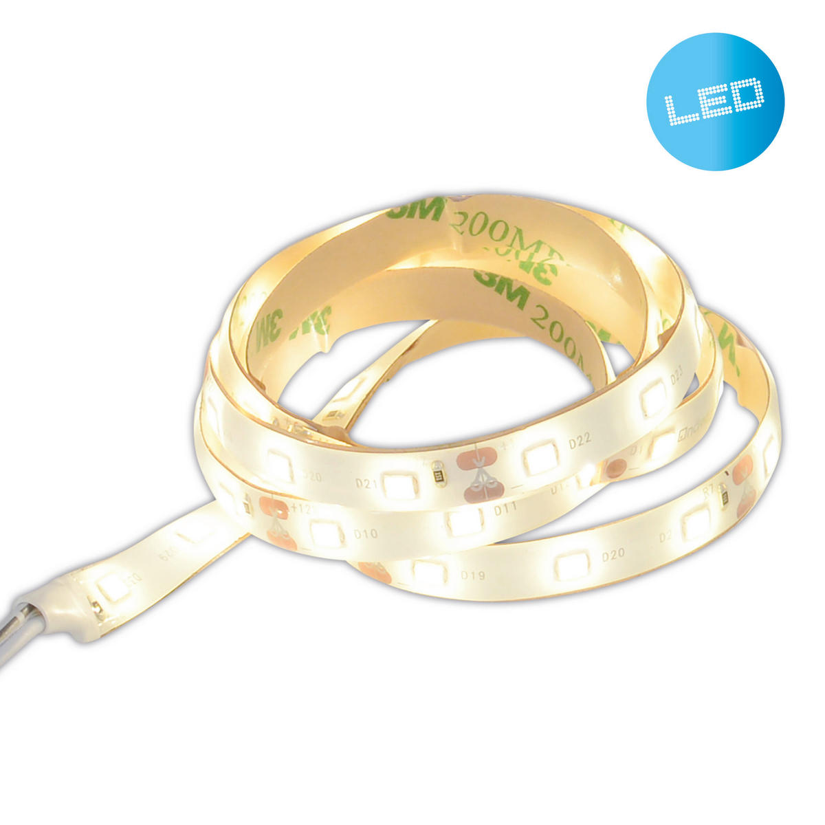 Näve Leuchten LED-Streifen neutralweiß Kunststoff B/H/T: ca. 100x0,2x0,8 cm LED-Streifen - neutralweiß (100,00/0,20/0,80cm) - Näve Leuchten