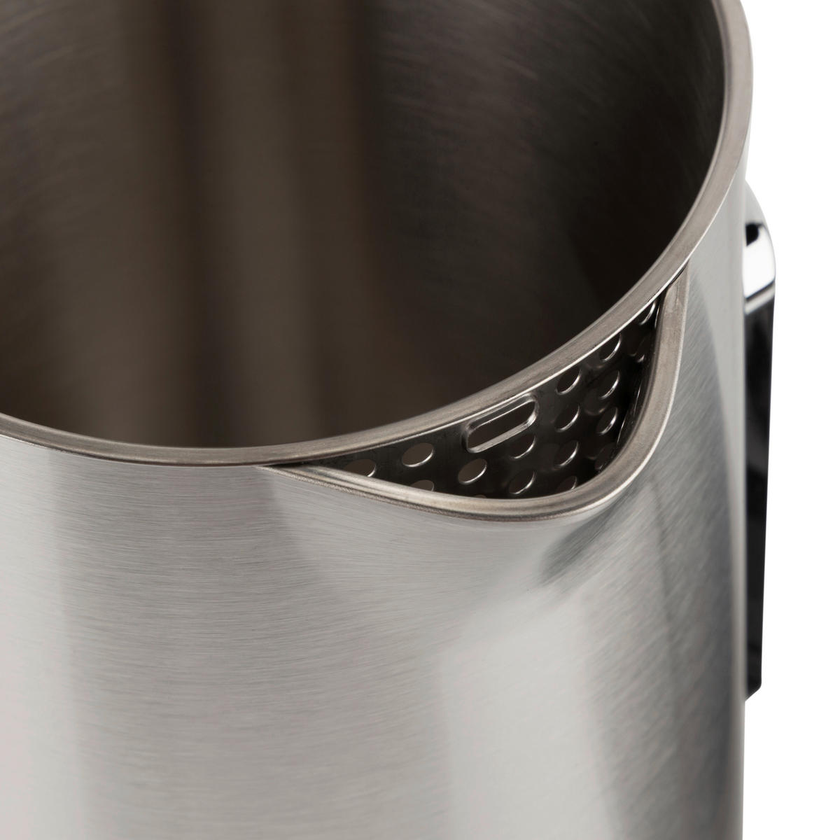 POCOline Wasserkocher schwarz silber Edelstahl Kunststoff B/H/L: ca. 16,3x23,5x22,4 cm ca. 1,7 l Wasserkocher_HeatX - schwarz/silber (22,40/16,30/23,50cm) - POCOline