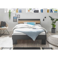 Futonbett Jolka Graphit Eiche Nachbildung Liegefläche B/L: ca. 140x200 cm Jolka - Eiche/Graphit (145,00/82,00/215,00cm)