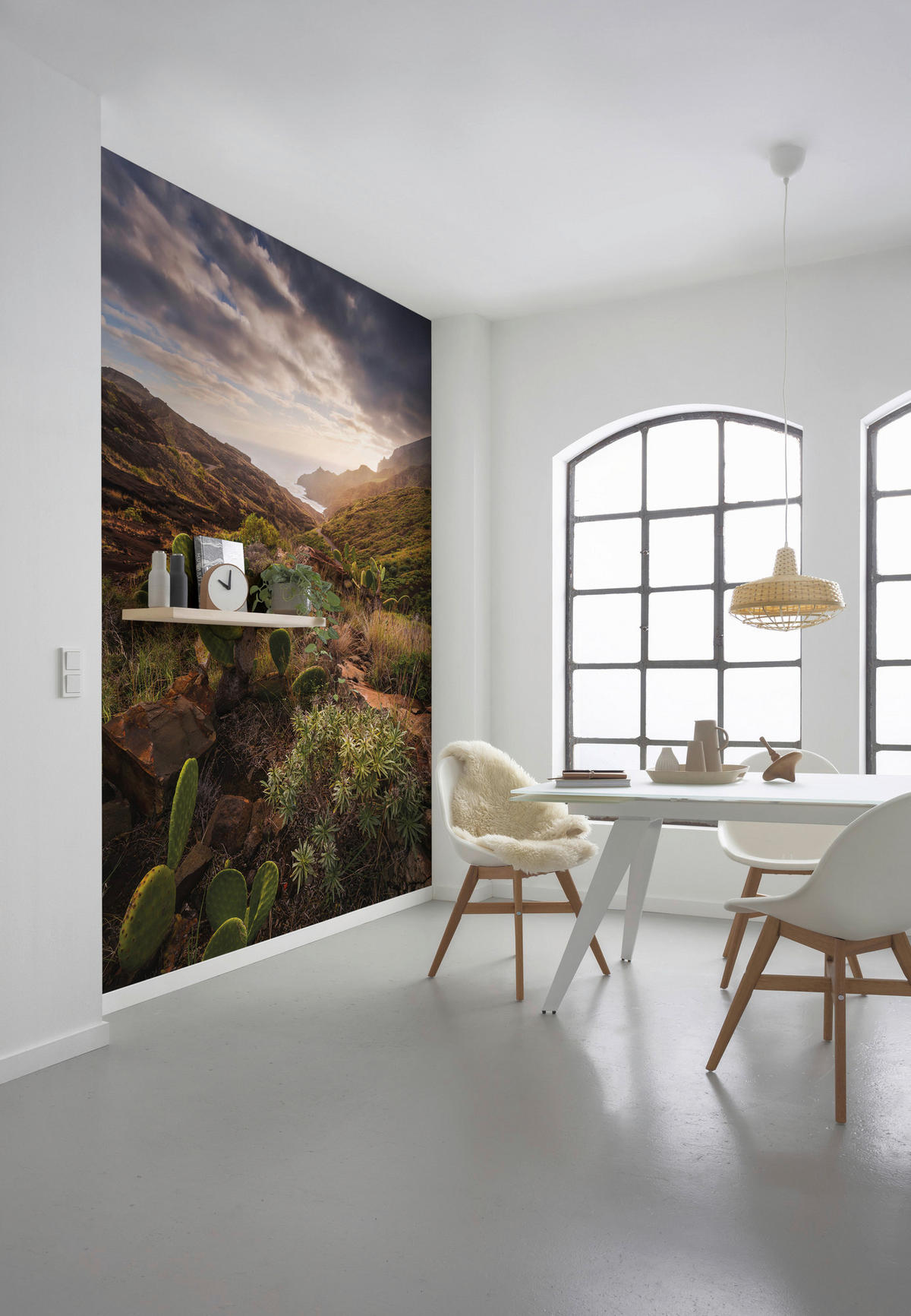 Komar Fototapete Warmes Licht B/L: ca. 200x280 cm Warmes Licht - (200,00/280,00cm) - Komar