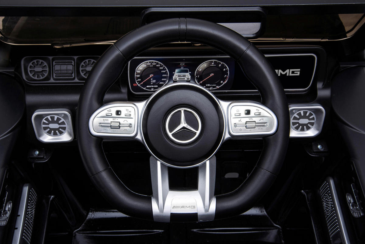 Spielzeug-Elektroauto Mercedes AMG G63 schwarz B/H/L: ca. 56,5x69x110 cm Mercedes AMG G63 - schwarz (110,00/56,50/69,00cm)