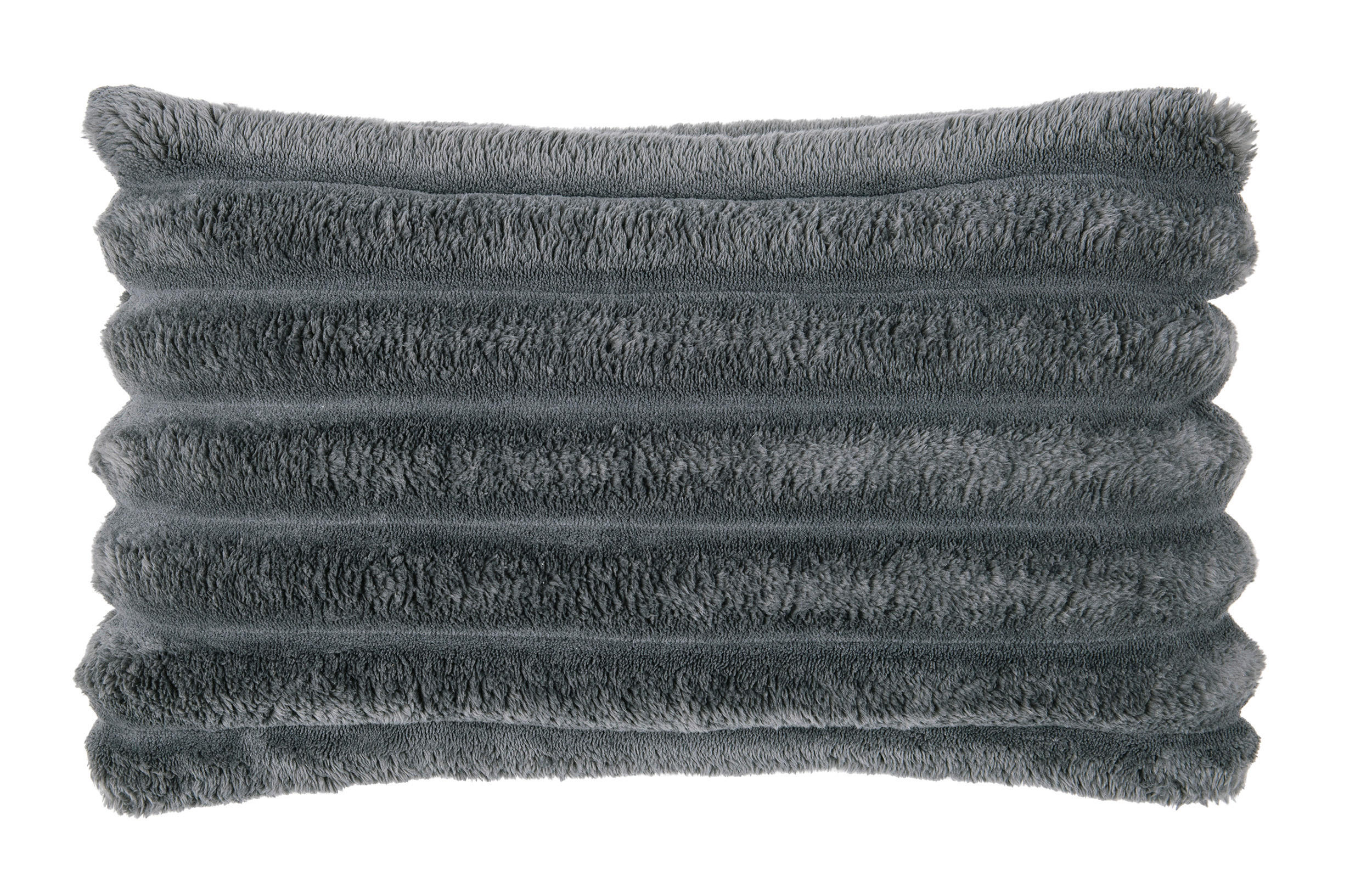Dekokissen Dekokissen_Luxus 30x50cm anthrazit - anthrazit (50,00/30,00cm)