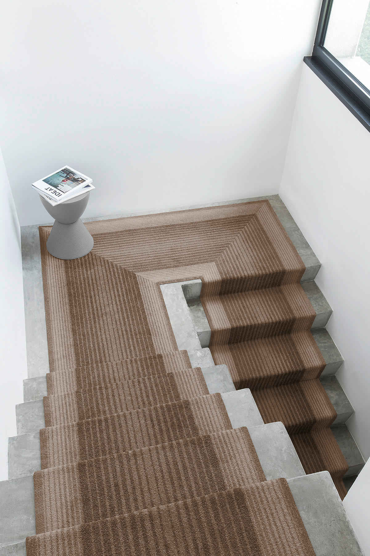 Läufer Tratto braun B: ca. 67 cm pro Meter Tratto - braun (67,00cm)