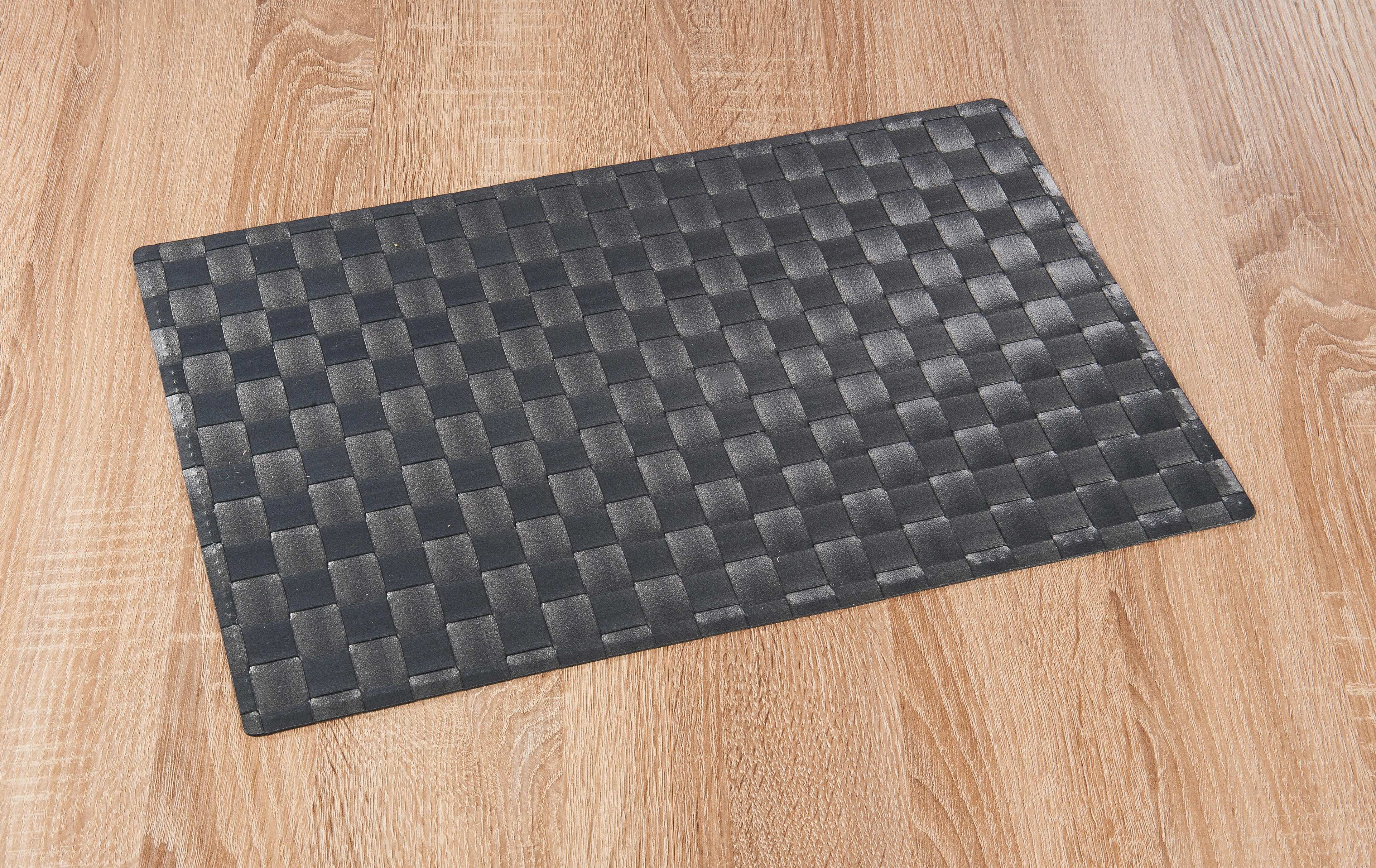 Platzmatte anthrazit Kunststoff B/L: ca. 30x45 cm Platzmatte_Geflecht - anthrazit (30,00/45,00cm)