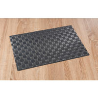 Platzmatte anthrazit Kunststoff B/L: ca. 30x45 cm Platzmatte_Geflecht - anthrazit (30,00/45,00cm)