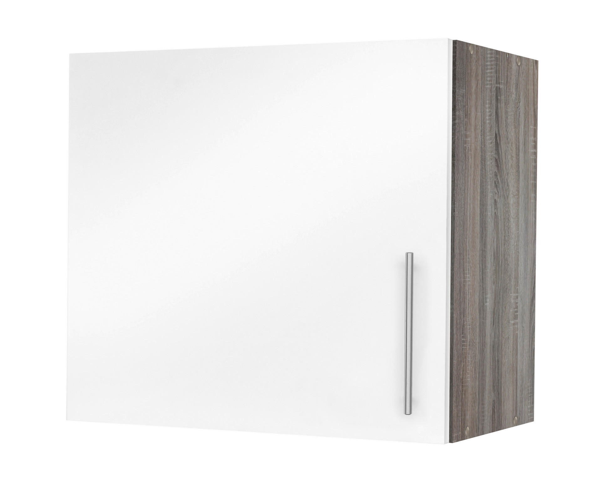 Hängeschrank weiß Hochglanz B/H/T: ca. 60x64x35 cm Judith_Hängeschrank_60cm - weiß/silber (60,00/64,00/35,00cm)