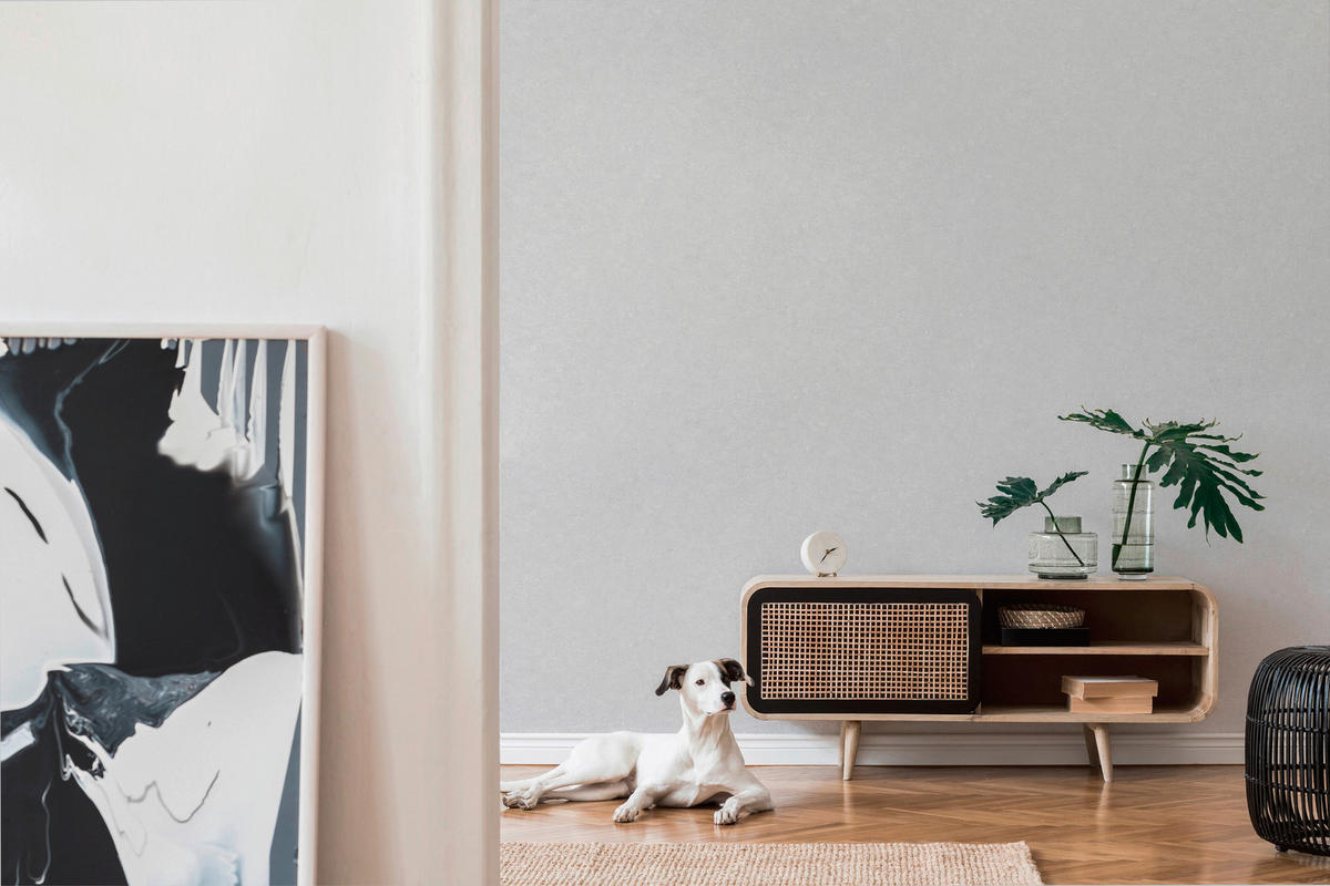 A.S.Création Vliestapete grau weiß B/H/D: ca. 53x1005x8,3 cm Vliestapete - weiß/grau (8,30/1005,00cm) - A.S.Creation