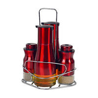 SCHÄFER Menageset rot Stahl Menage_4erSet - rot - SCHÄFER