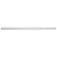 Stilgarnitur Rohr weiß Metall L: ca. 210 cm ausziehbar von ca. 120 bis 210 cm 1.0 Läufe Rohr - weiß (210,00cm) - ondeco