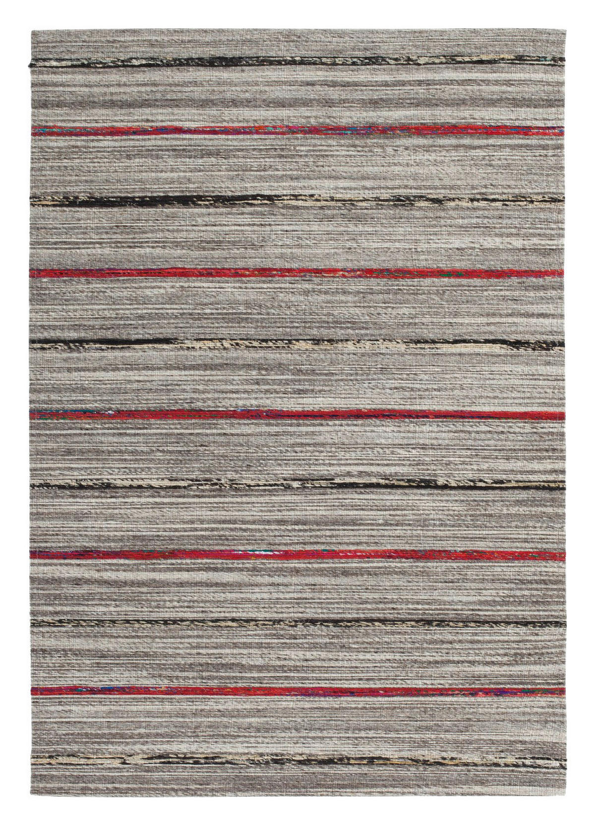 Kayoom Kurzflorteppich Duarte 110 creme B/L: ca. 160x230 cm Duarte 110 - creme/rot (160,00/230,00cm) - Kayoom