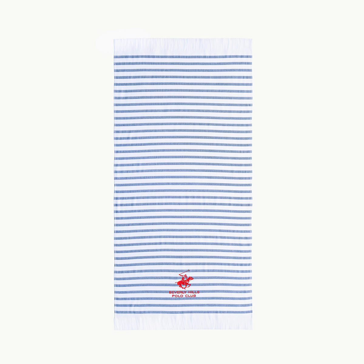 Hamamtuch POLO CLUB blau Baumwolle B/L: ca. 80x165 cm POLO CLUB - blau/weiß (80,00/165,00cm) - POLO CLUB