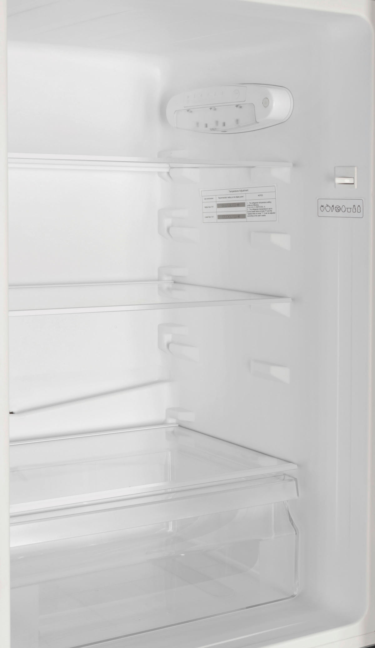 Respekta Kühl-/Gefrierkombination KG144SI-52 silber B/H/T: ca. 49,5x144x47,4 cm Kühl-/Gefrierkombi KG144SI-52 - silber (49,50/144,00/47,40cm) - Respekta