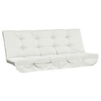 Outsunny Sitzkissen beige Polyester B/H/L: ca. 100x8x170 cm Sitzkissen - beige (170,00/100,00/8,00cm) - Outsunny