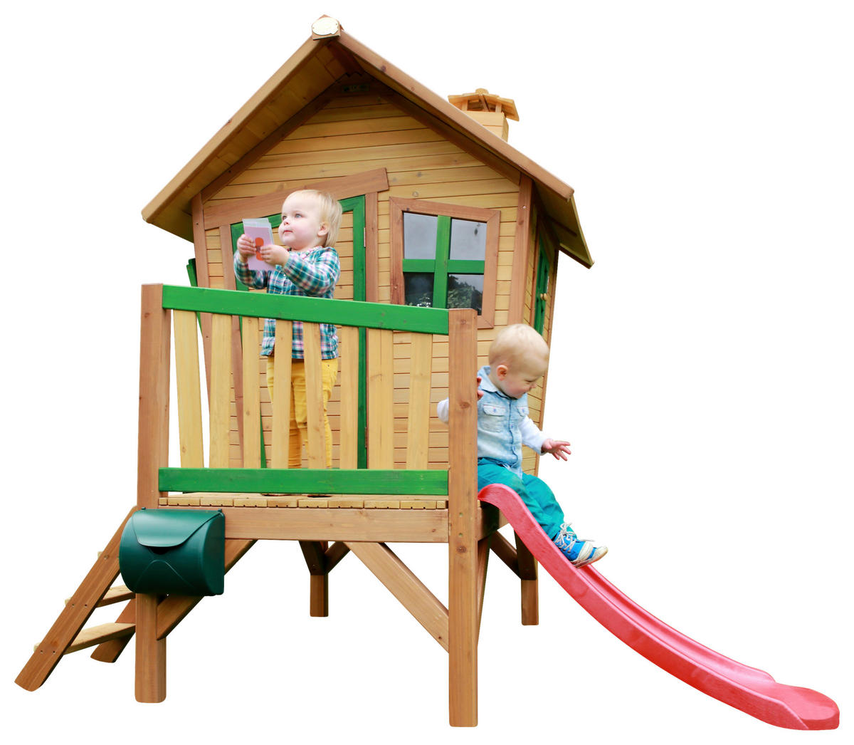 AXI Spielhaus Robin multicolor B/H/T: ca. 264x203x177 cm Robin - multicolor (264,00/203,00/177,00cm) - AXI