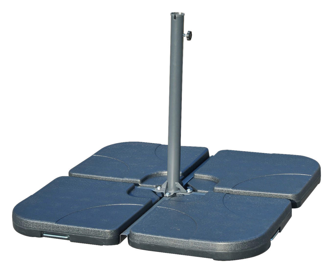 Outsunny Behälter schwarz Metall B/H/L: ca. 50x7,5x50 cm Behälter - schwarz (50,00/50,00/7,50cm) - Outsunny