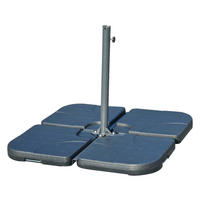 Outsunny Behälter schwarz Metall B/H/L: ca. 50x7,5x50 cm Behälter - schwarz (50,00/50,00/7,50cm) - Outsunny