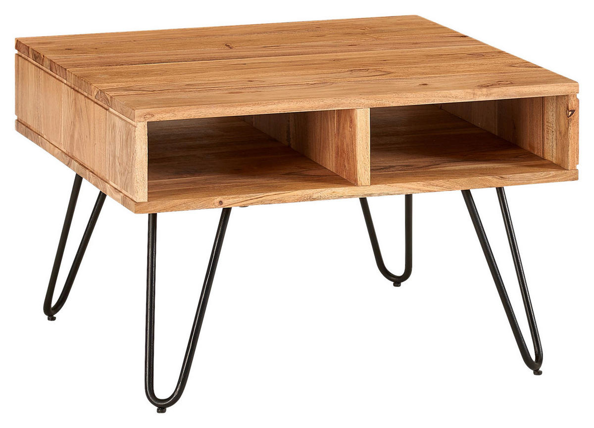 Couchtisch braun B/H/T: ca. 60x40x60 cm Couchtisch - braun (60,00/40,00/60,00cm) - Wohnling