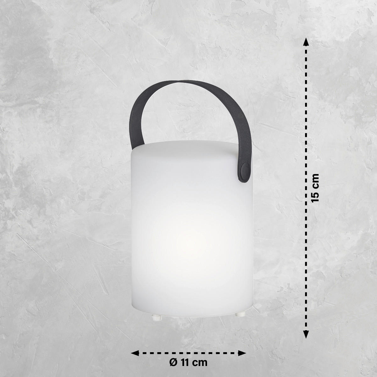 LED-Außenleuchte 850231 weiß H/D: ca. 15x11 cm Ciro - weiß (11,00/15,00cm) - easy! by FHL