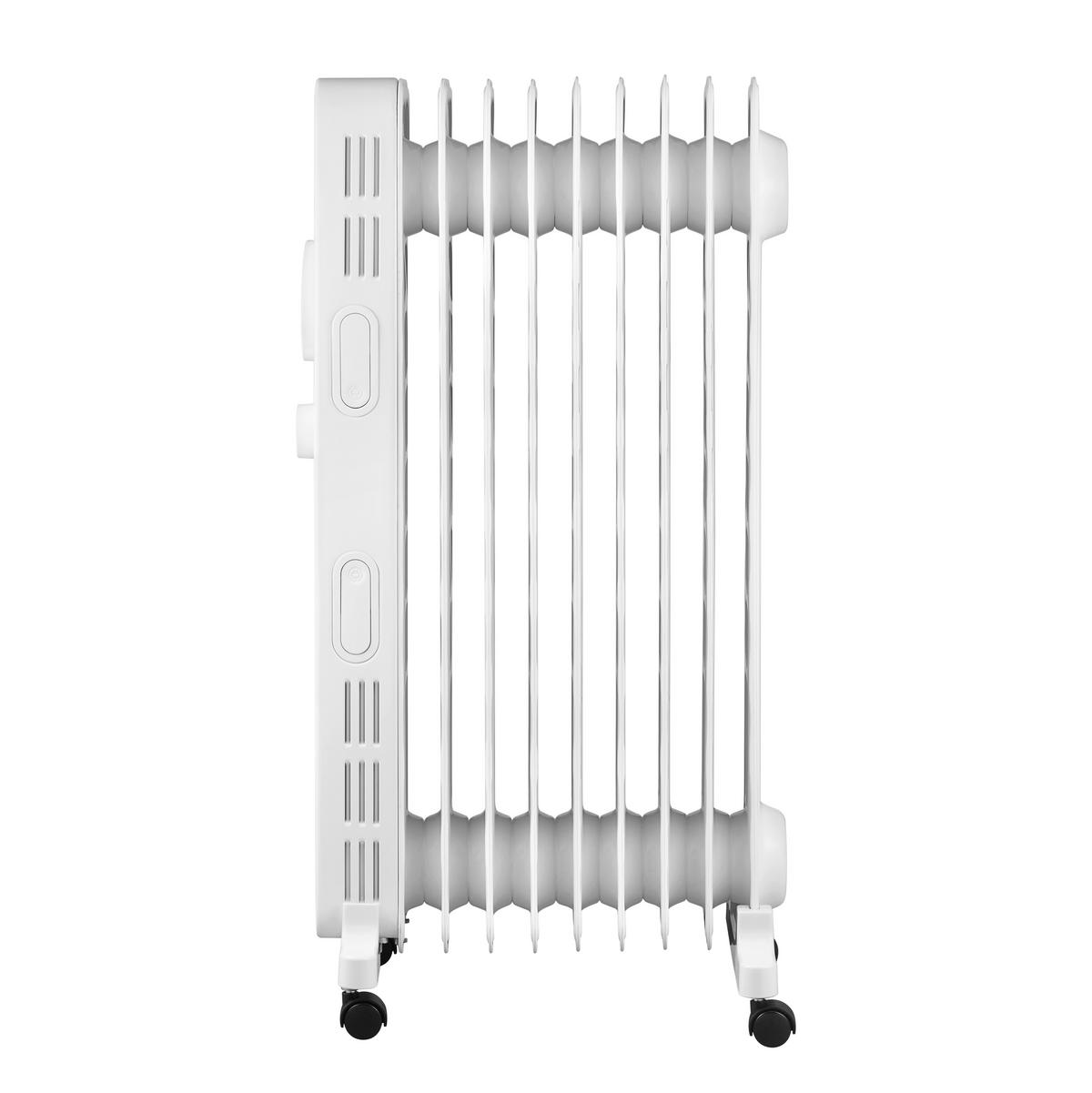 Ölradiator NY2009-22M weiß Kunststoff Metall B/H/L: ca. 24x64x33 cm ca. 2000 W Ölradiator_Vesuv - weiß (33,00/24,00/64,00cm)