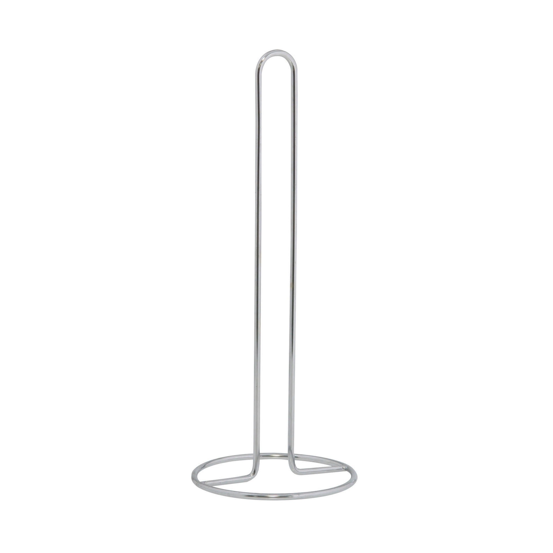 Axentia Küchenrollenständer Chrom Metall B/H/L: ca. 15x33x15 cm Küchenrollenständer - Chrom (15,00/15,00/33,00cm) - Axentia