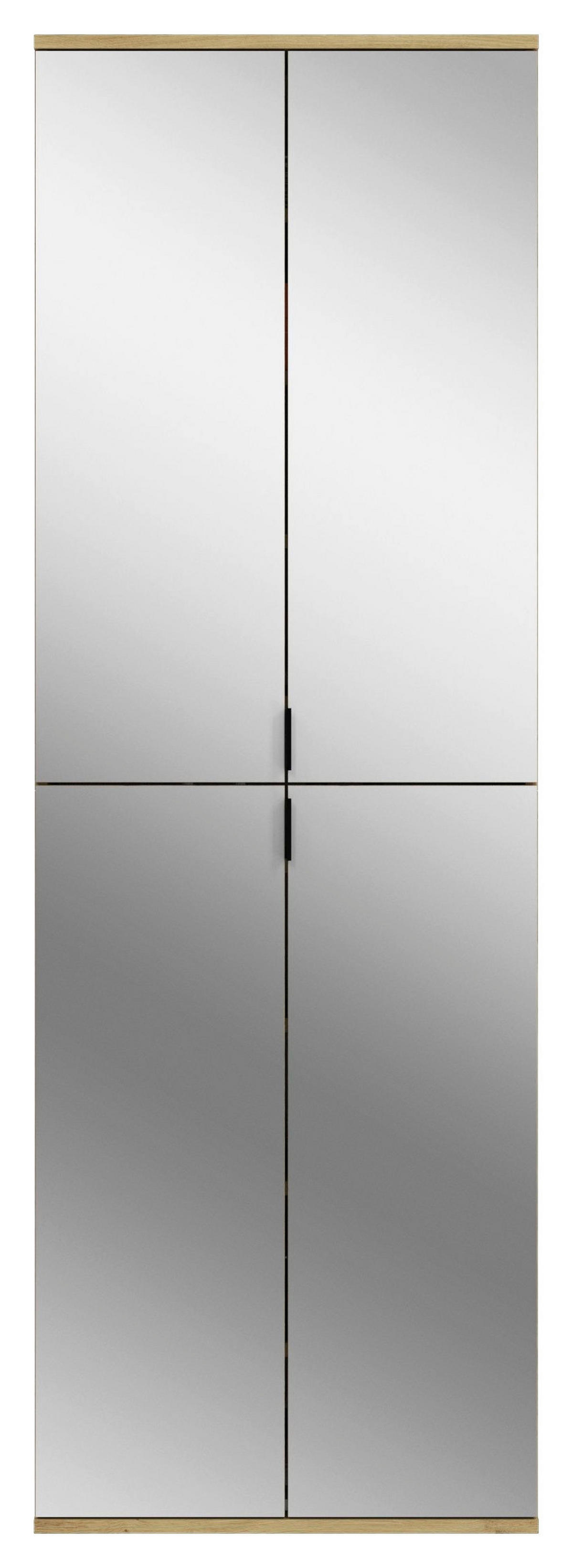 Garderobe PROJEKT Eiche Artisan Nachbildung Spiegel B/H/T: ca. 183x193x34 cm PROJEKT - Eiche (183,00/193,00/34,00cm) - xonox.home