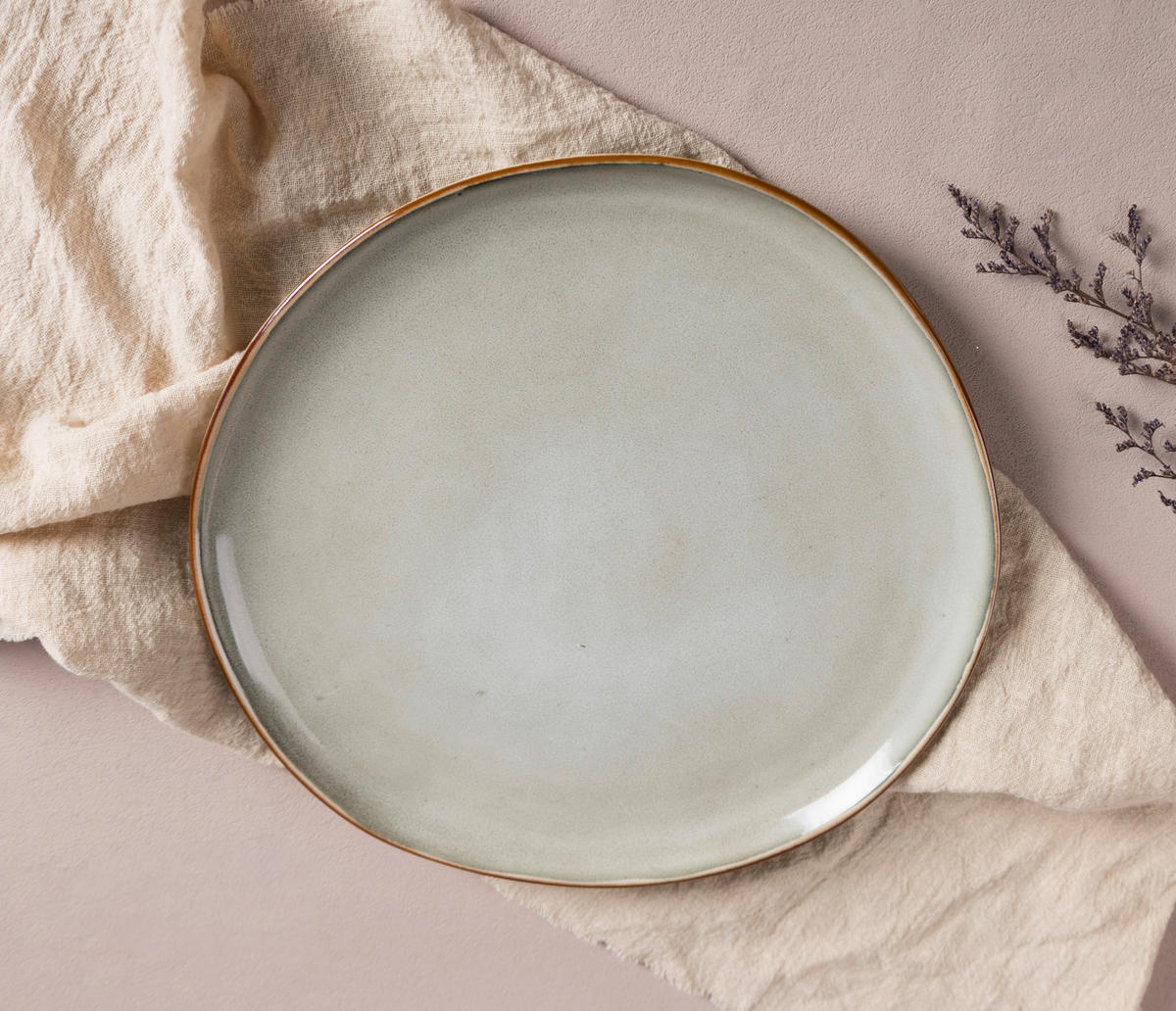 Essteller beige Steinzeug D: ca. 26,6 cm Essteller_Organic - beige (26,60cm)