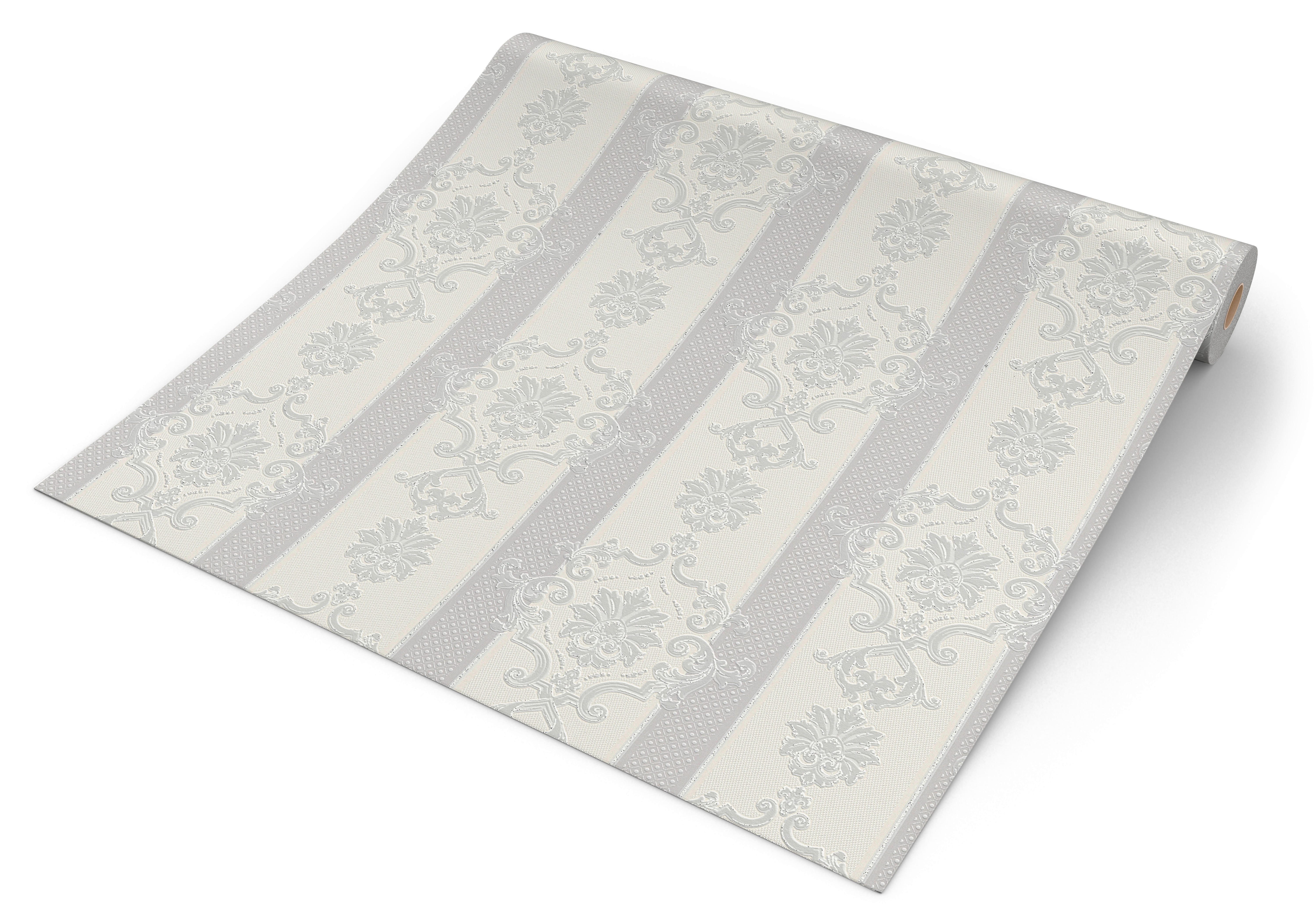 Erismann Vinyltapete Ornament grau B/L: ca. 53x1005 cm Vinyltapete_20028-10 - grau (53,00/1005,00cm) - Erismann