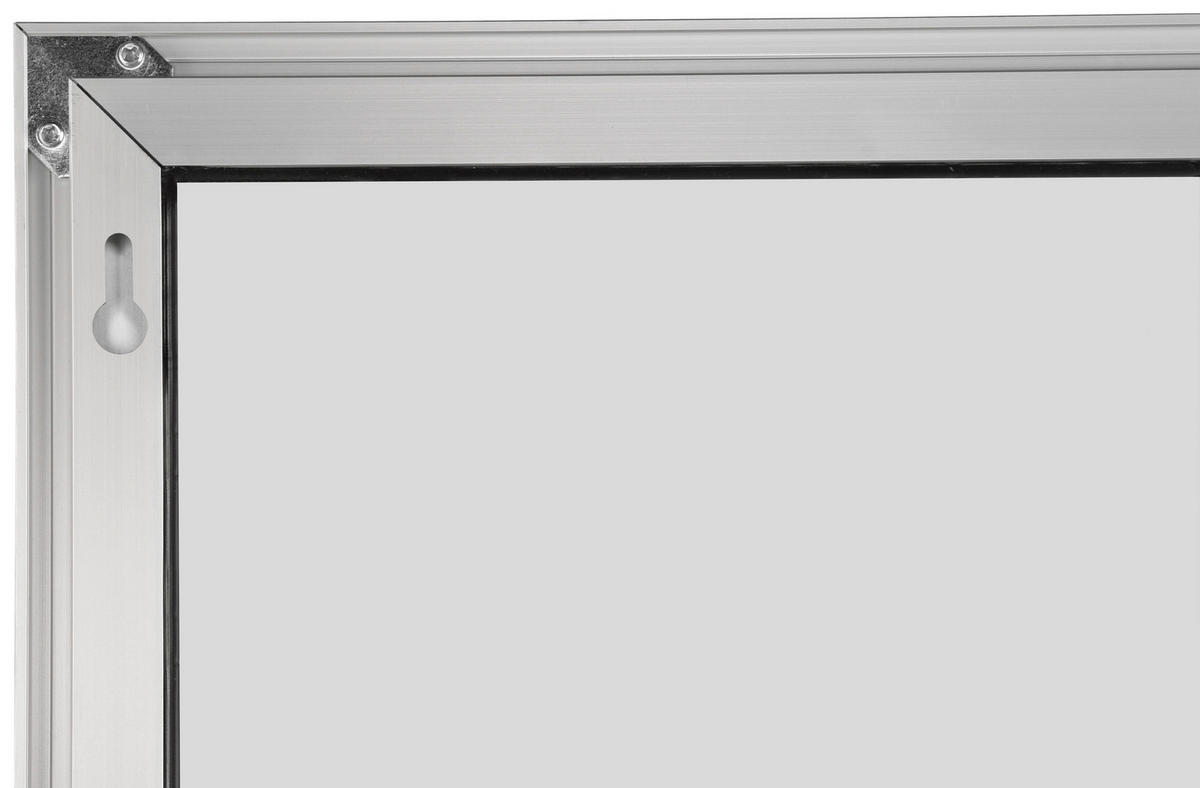 Mirrors&More Rahmenspiegel JULIETTE silber Optik B/H/T: ca. 50x150x1,7 cm JULIETTE - silber (50,00/150,00/1,70cm) - Mirrors&More