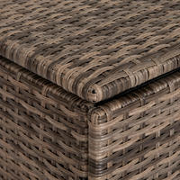 Outsunny Auflagenbox sand Polyrattan B/H/L: ca. 75x70x75 cm Auflagenbox - sand (75,00/75,00/70,00cm) - Outsunny