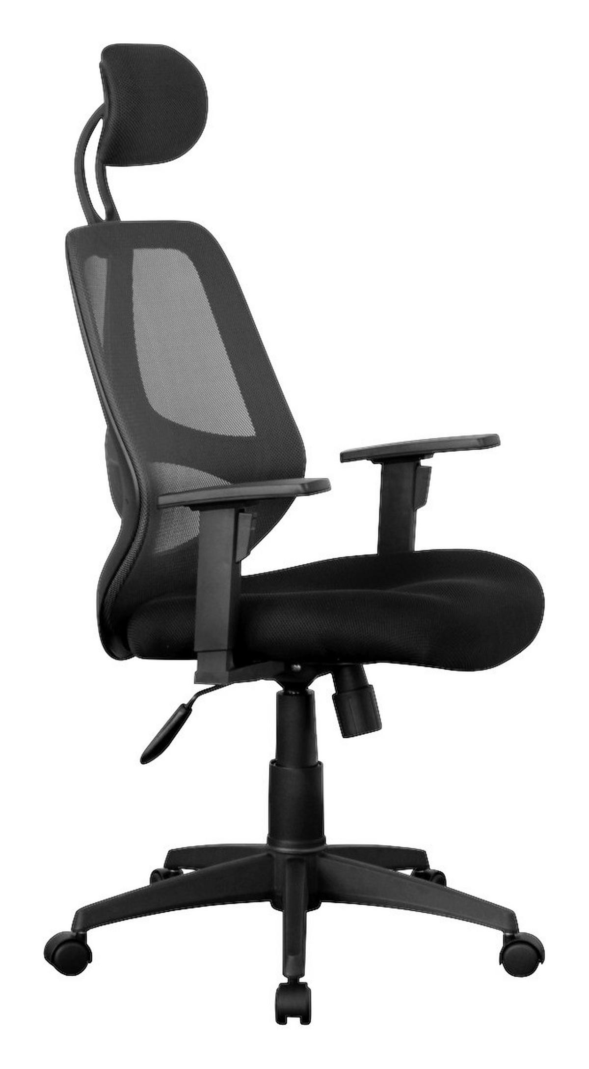 Drehstuhl schwarz Bürostuhl - schwarz (61,00/127,00/57,00cm) - Amstyle