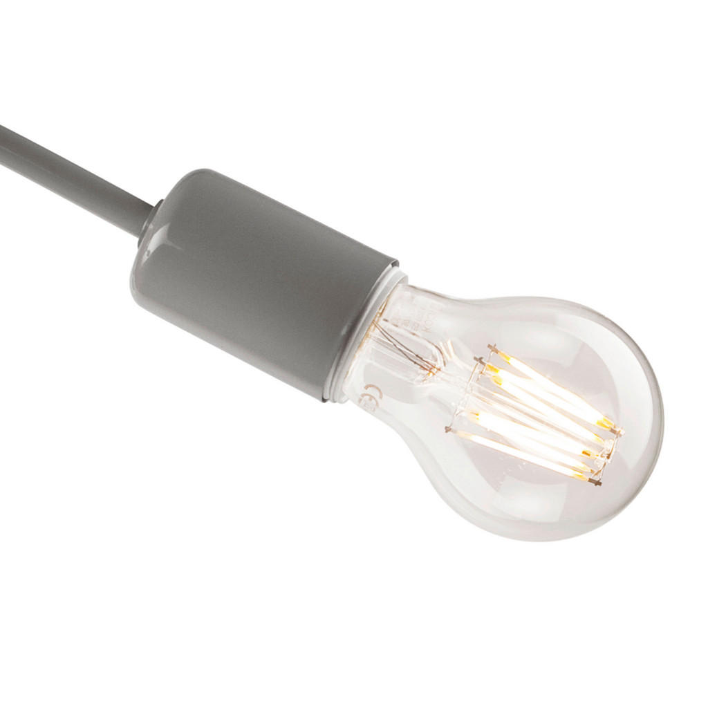 Thumbnail - Lamkur Deckenleuchte CAMILLA 31644 grau Stahl H/L: ca. 30x36 cm E27 3 Brennstellen